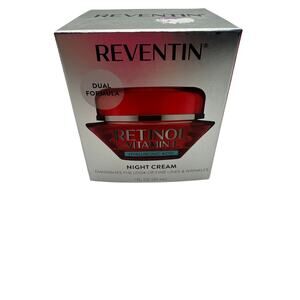 Reventin Retinol + Vitamin E & Hyaluronic Night Moisturizer Fragrance Free 1oz